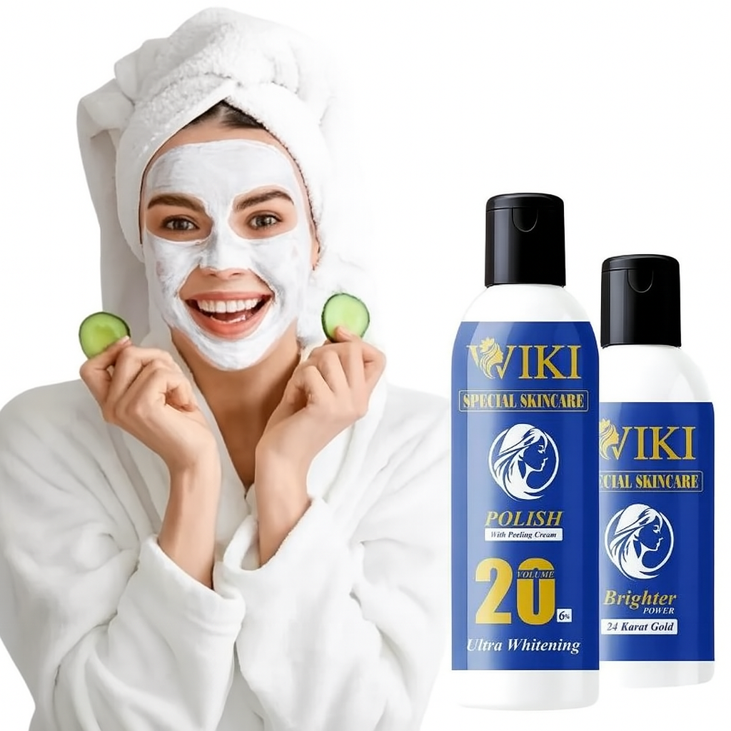 VIKI Special Skincare Brighter & 2 In 1 Polish With Peeling Cream