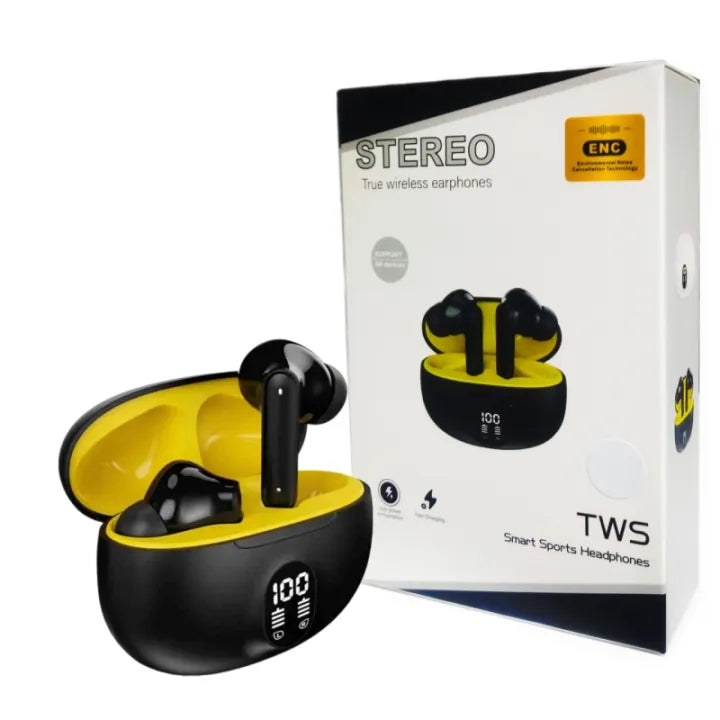 Stereo Earbuds & AirPods with Stereo Sound System